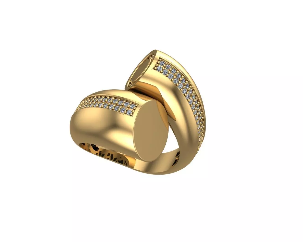 Ready Women Ring STL 3D Models 3D print model_0