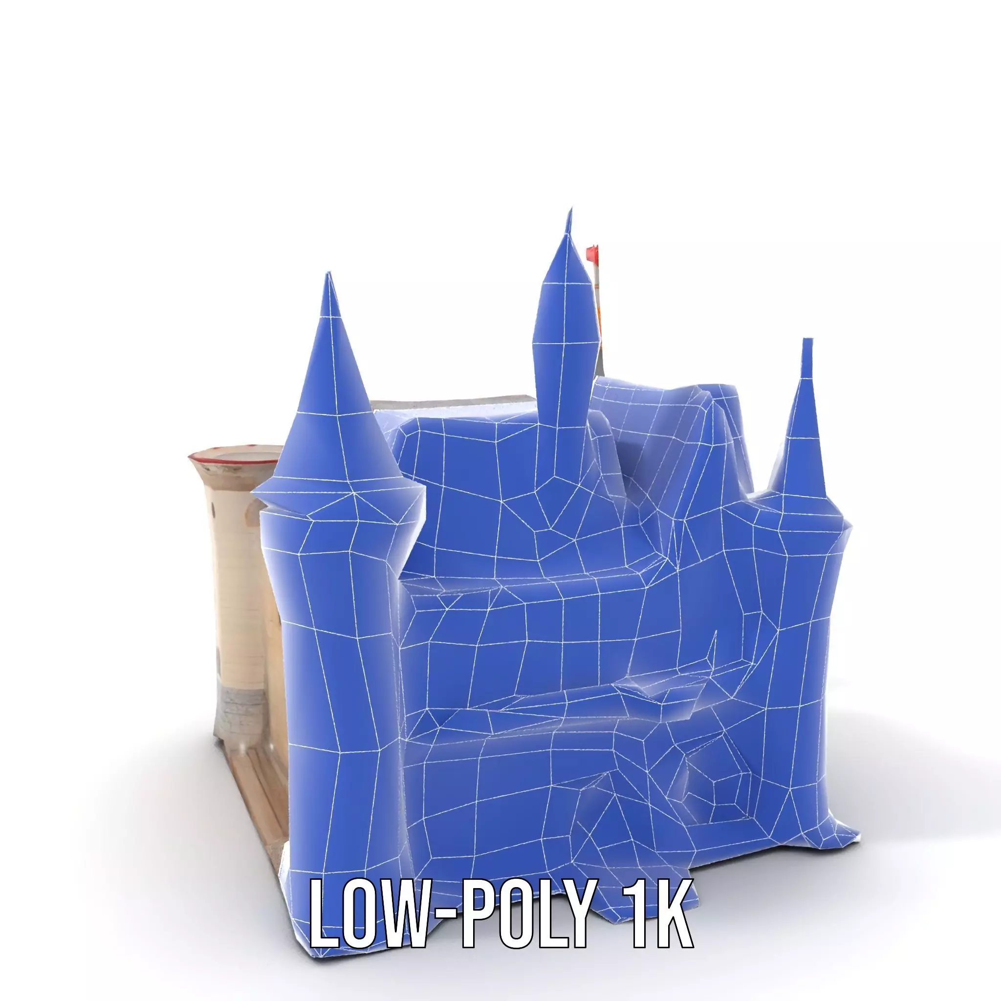 Enchanting Medieval Castle model pack Low-poly 3D model_13