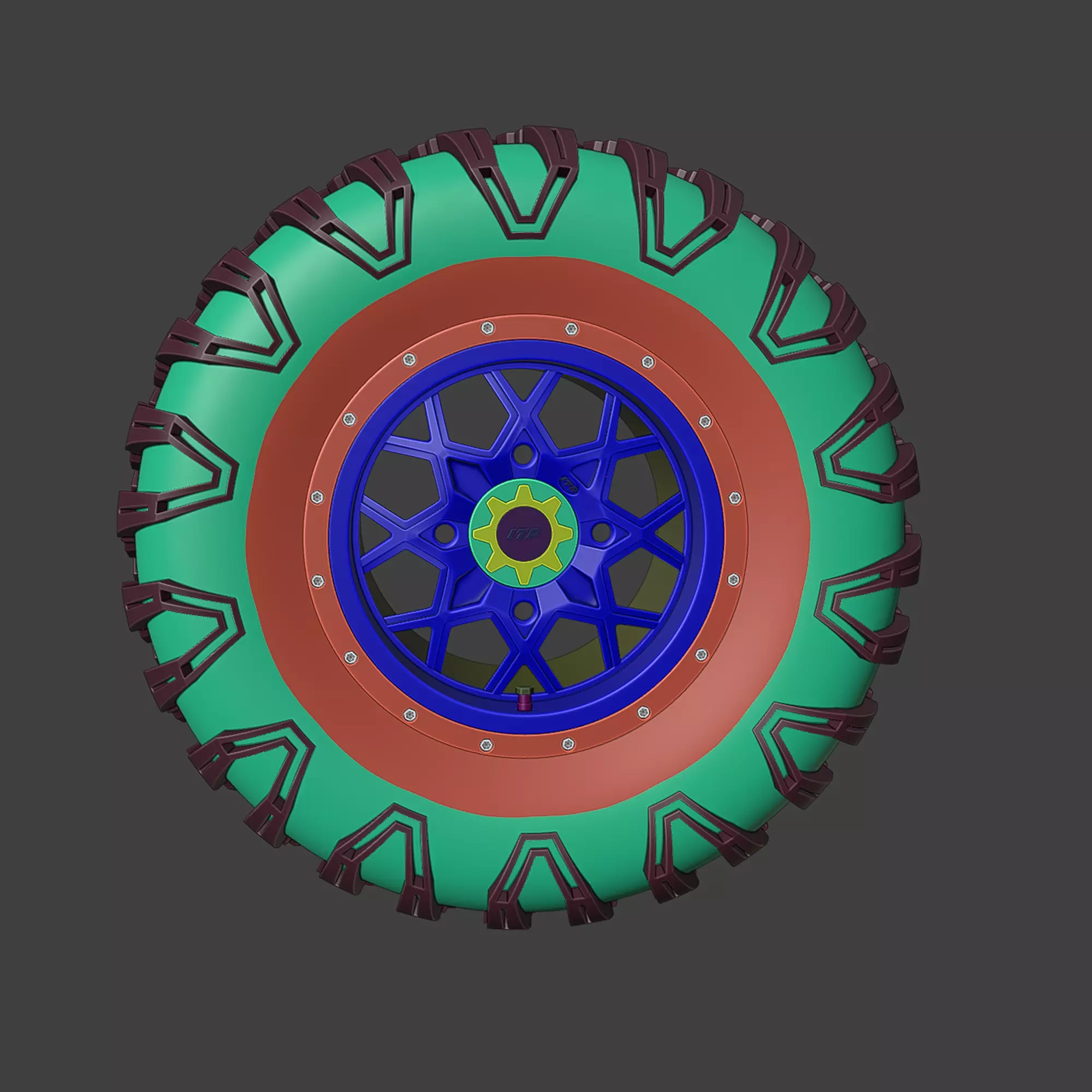 xrim  wheel 3D model_3
