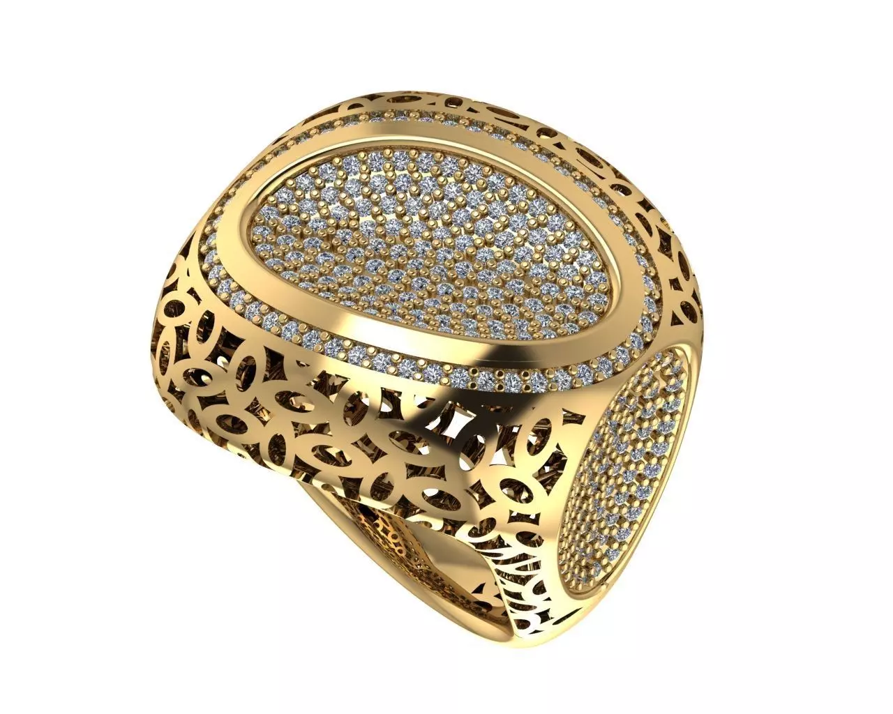 Ready Women Ring STL 3D Models 3D print model_0