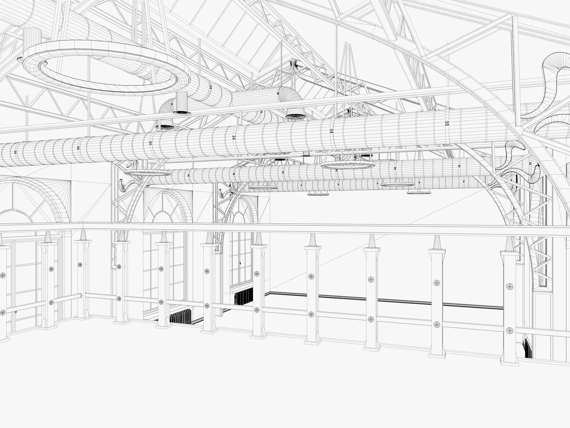 Loft interior 10 3D model_16