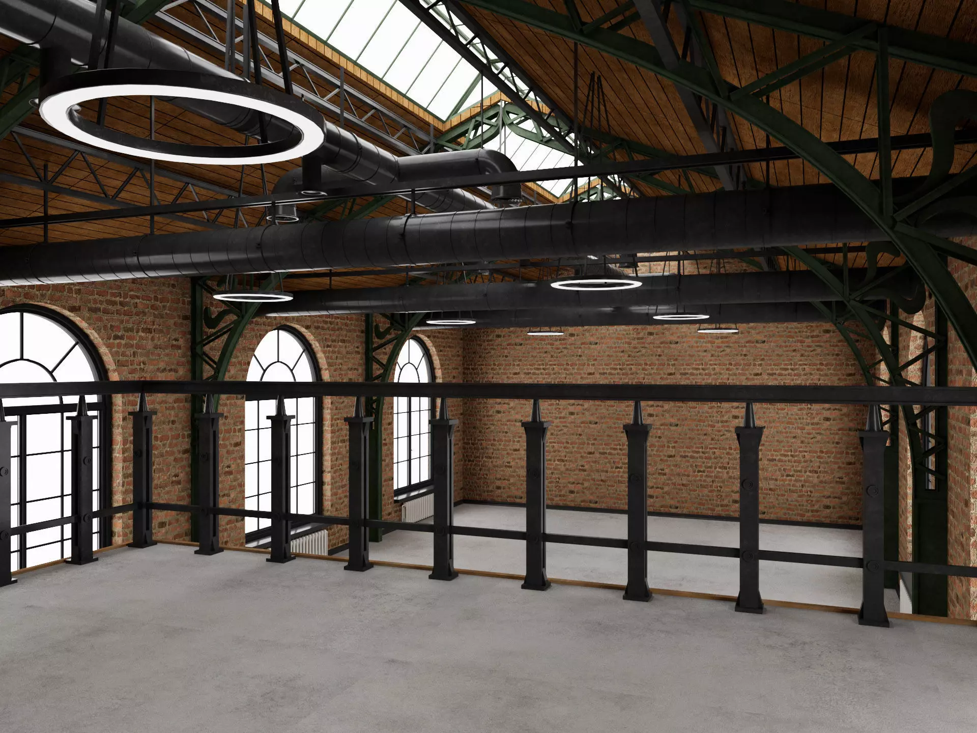 Loft interior 10 3D model_5