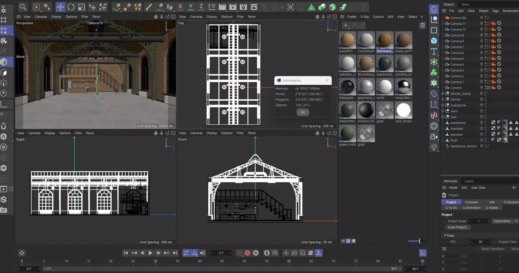 Loft interior 10 3D model_24