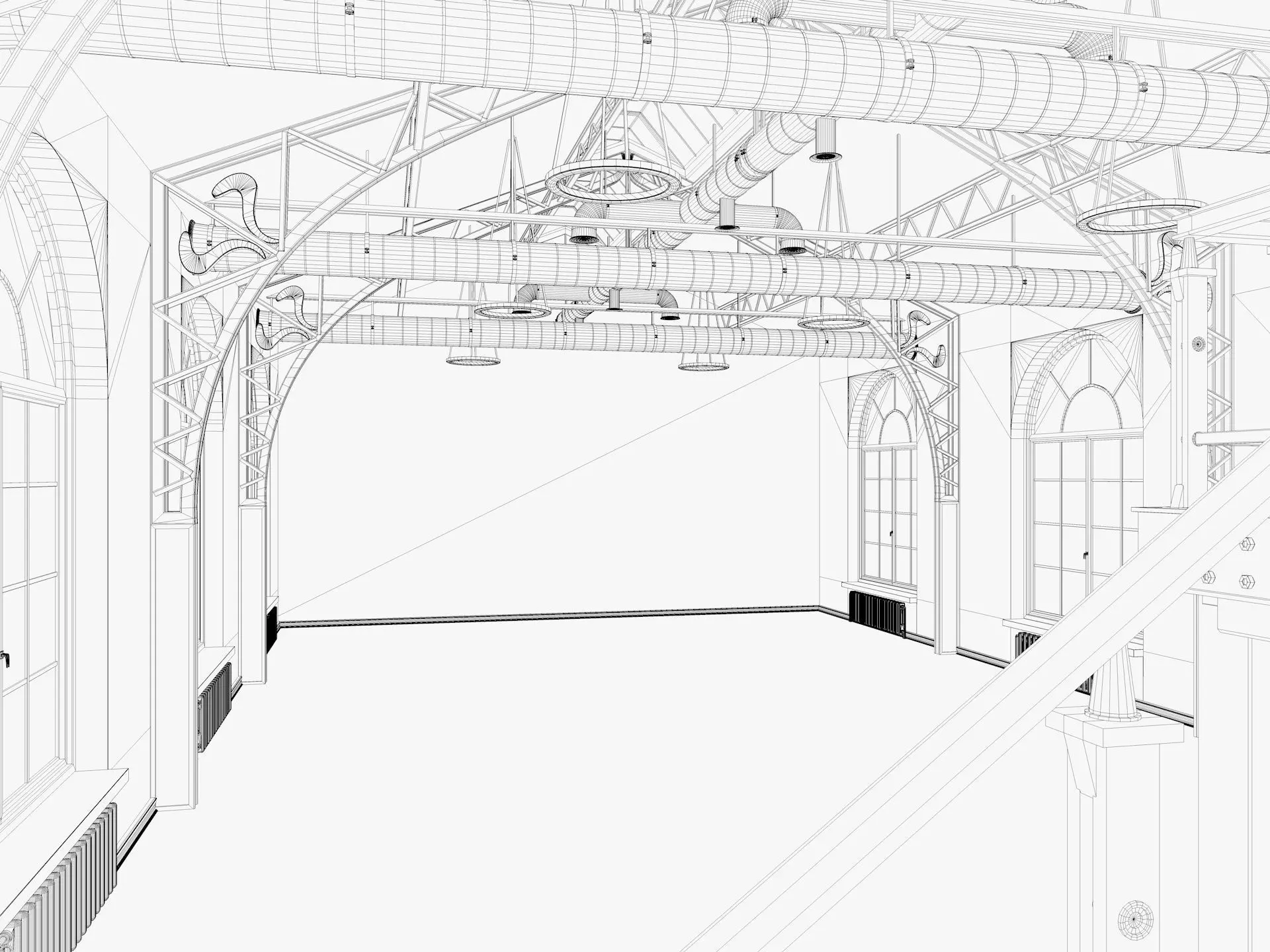 Loft interior 10 3D model_22