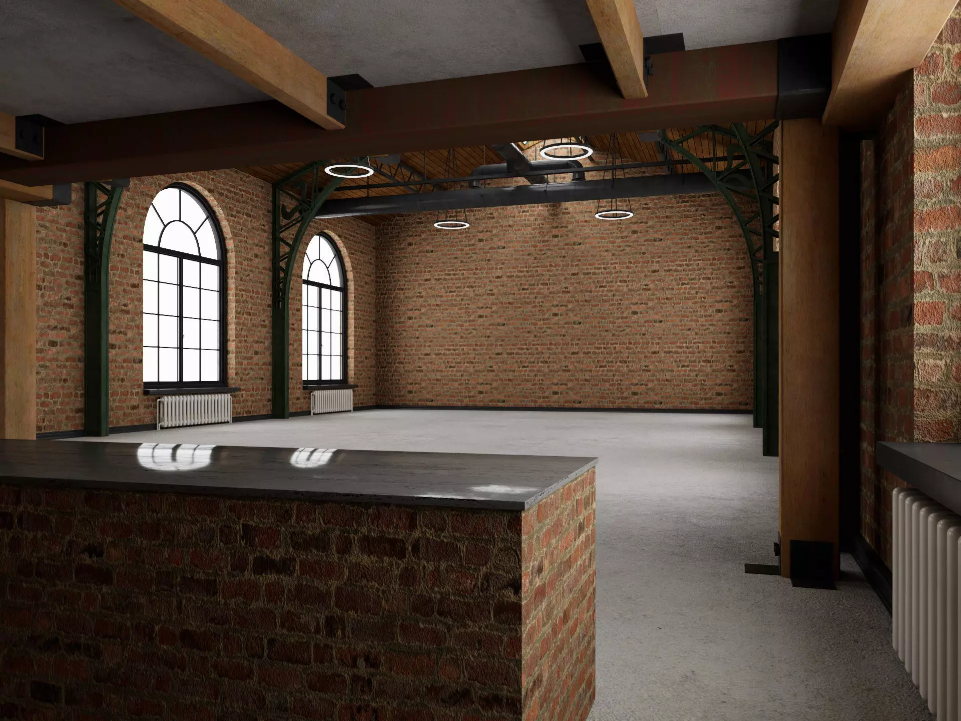 Loft interior 10 3D model_6