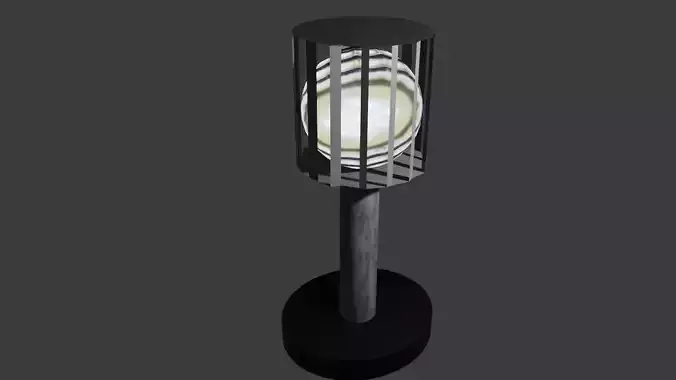 Modern 3D Lamp  Realistic Table Lamp Model