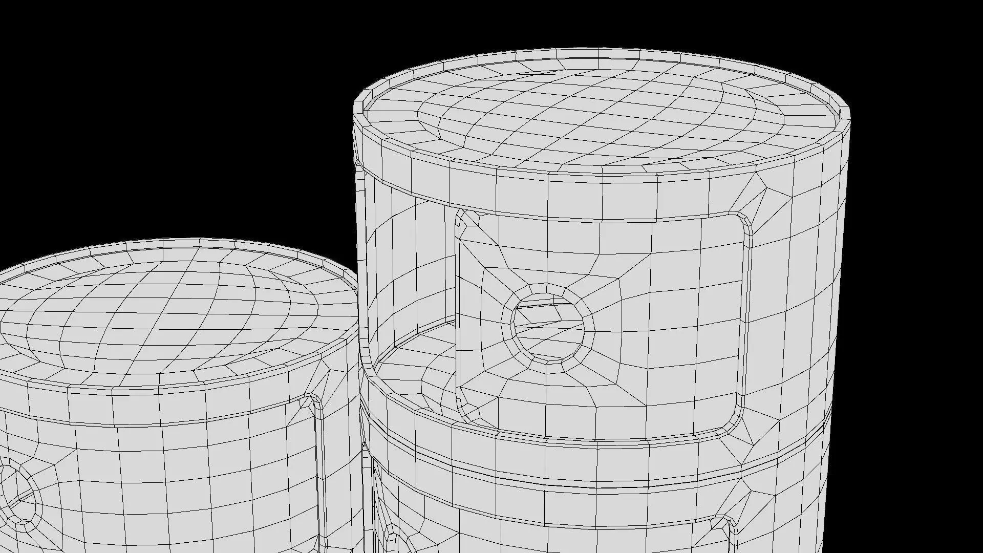 bedside cabinet 3D model_18