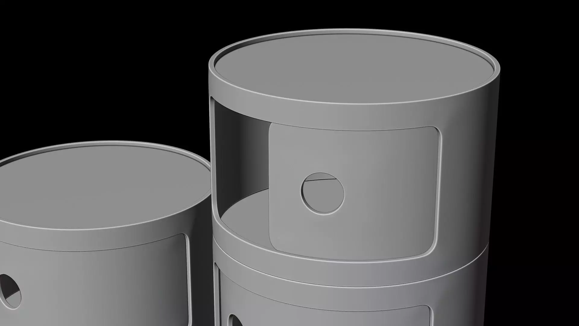 bedside cabinet 3D model_12