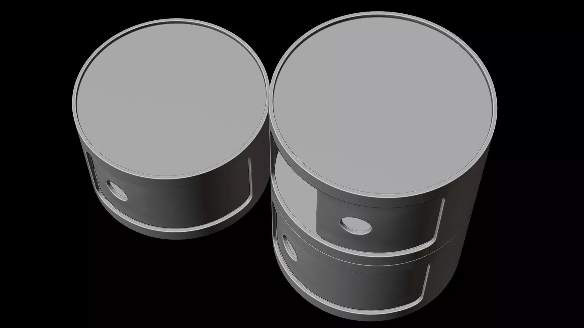 bedside cabinet 3D model_13