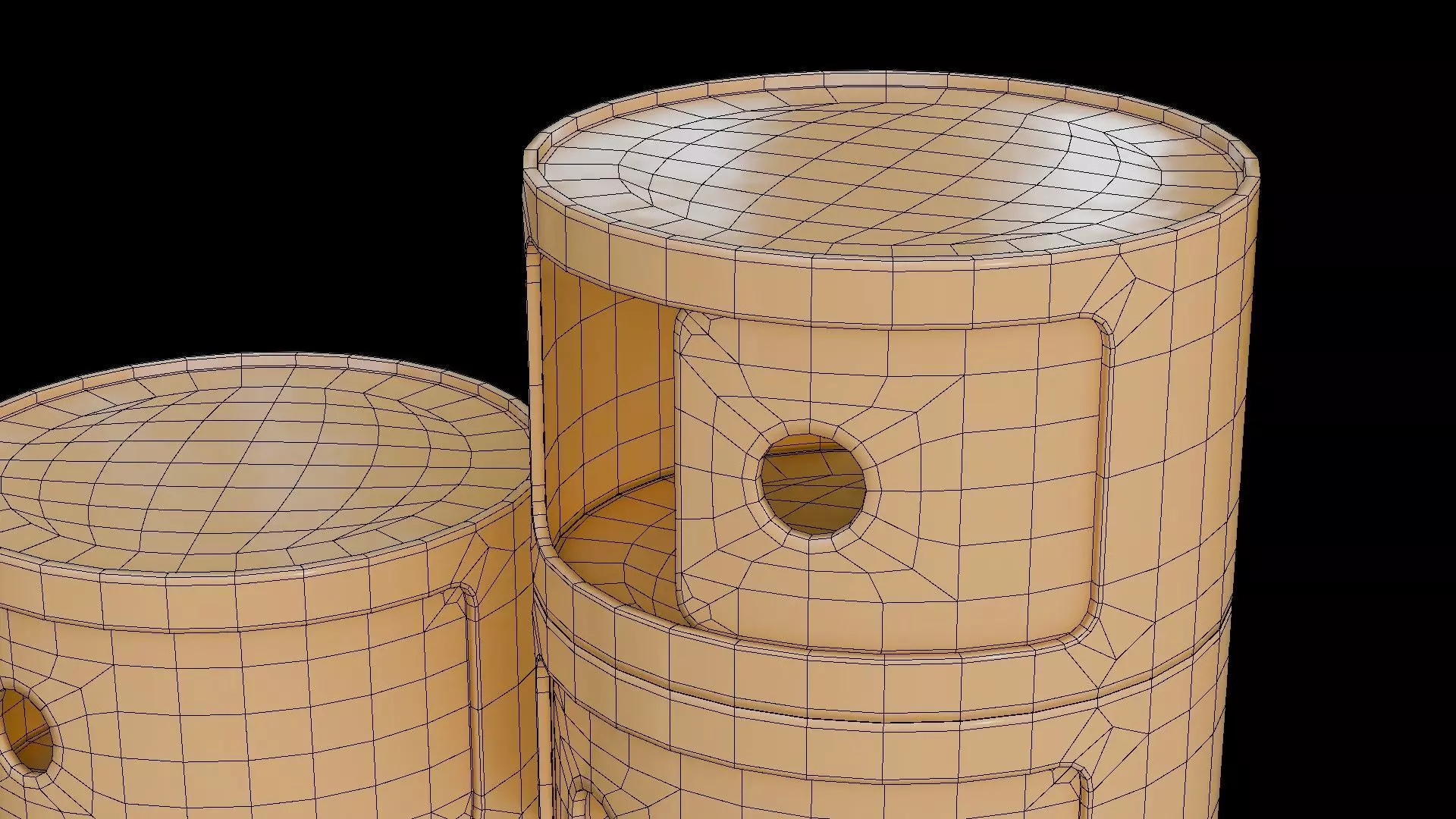 bedside cabinet 3D model_24