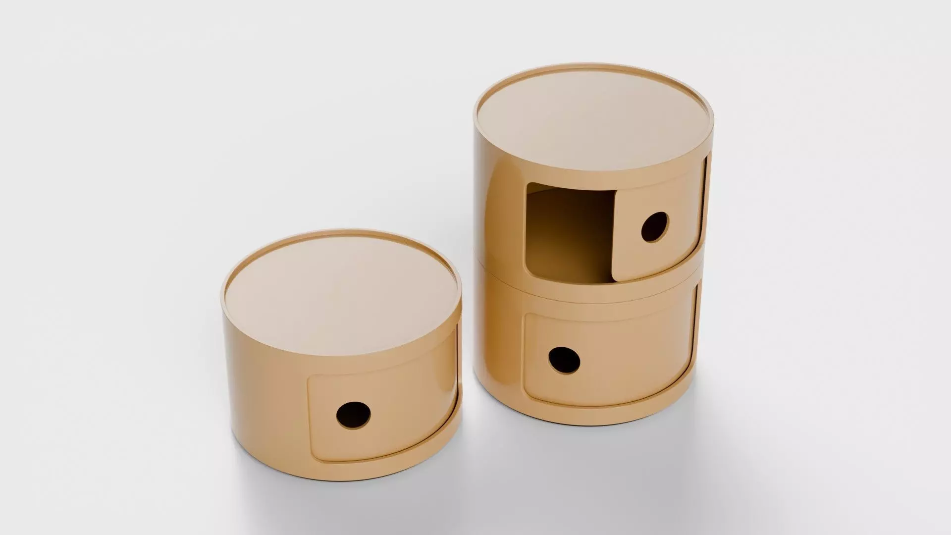 bedside cabinet 3D model_5