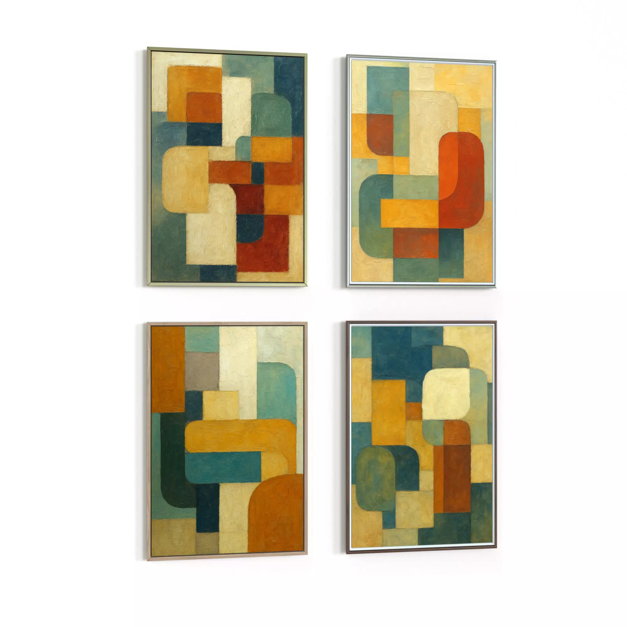 Picture with frame N-003 3D model_6