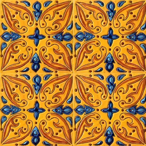 Ornate Talavera Ceramic Tiles