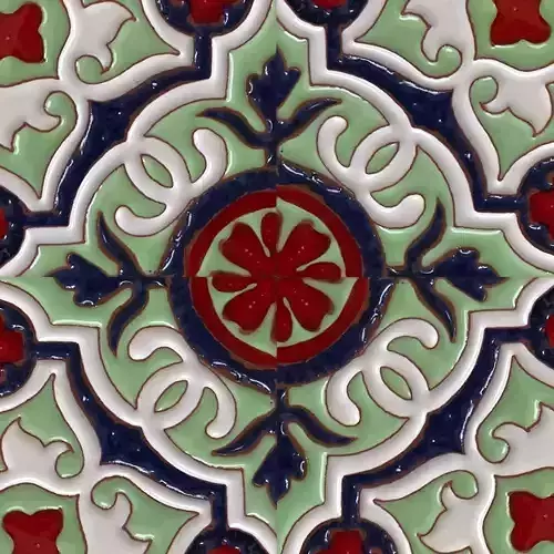Talavera Medallion Ceramic Tiles