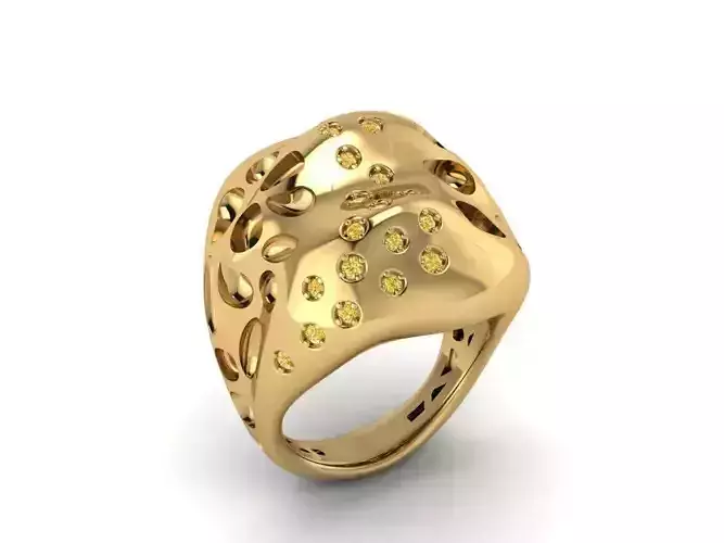 Ready Women Ring STL 3D Models 3D print model