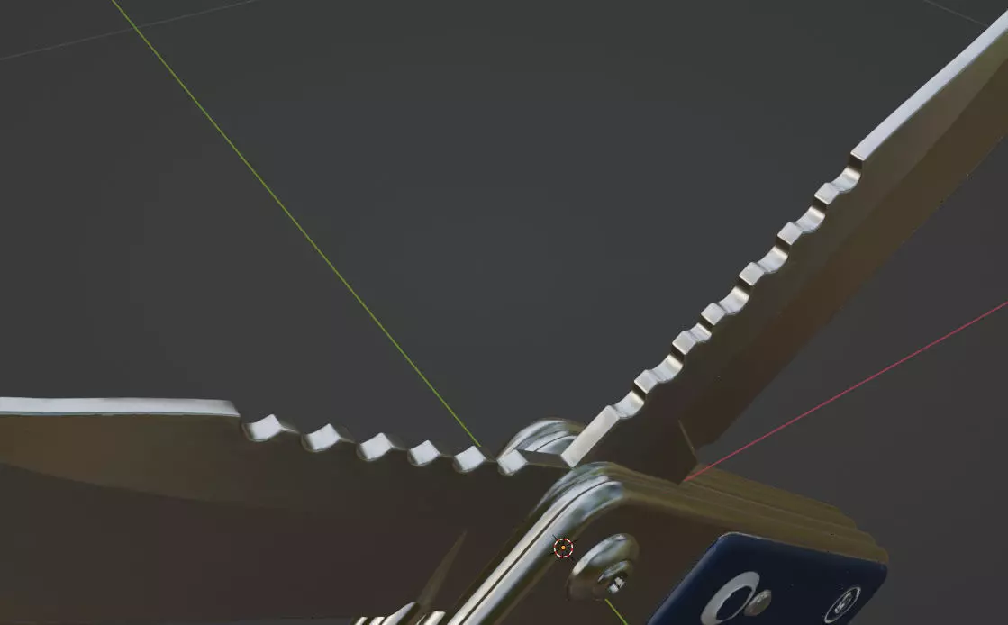 Pen Knife 3D model_4