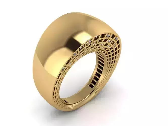 Ready Women Ring STL 3D Models 3D print model