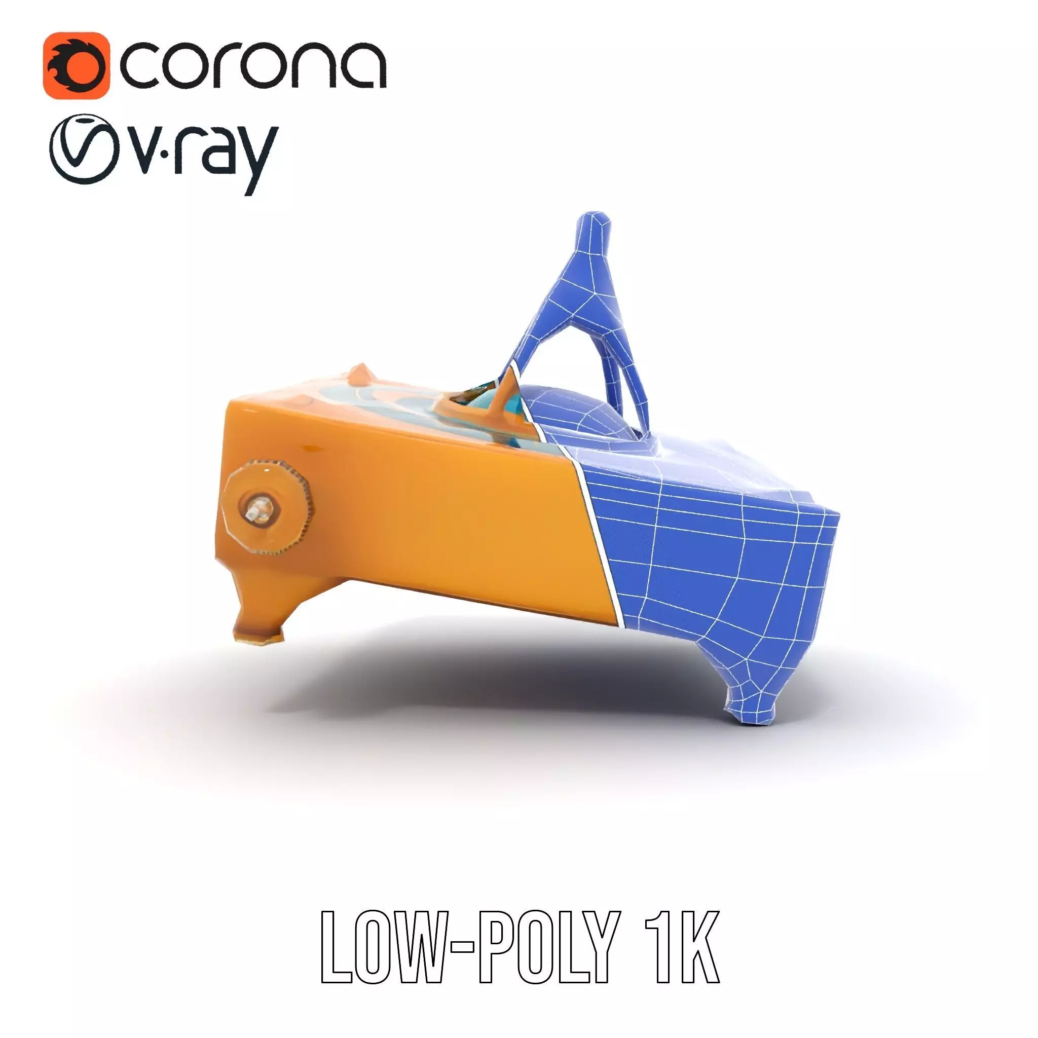 Golden Astro Sundial model pack Low-poly 3D model_29