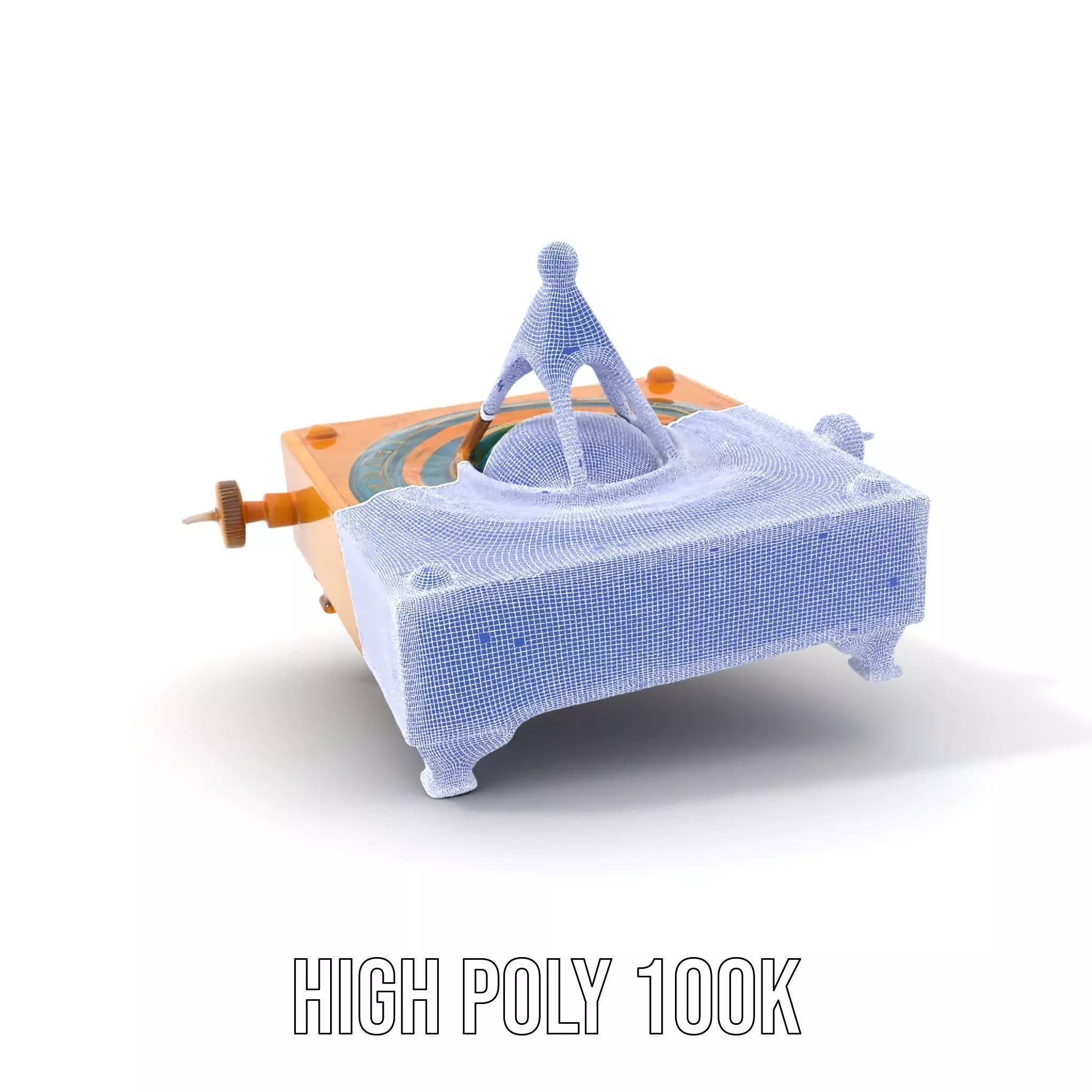 Golden Astro Sundial model pack Low-poly 3D model_5