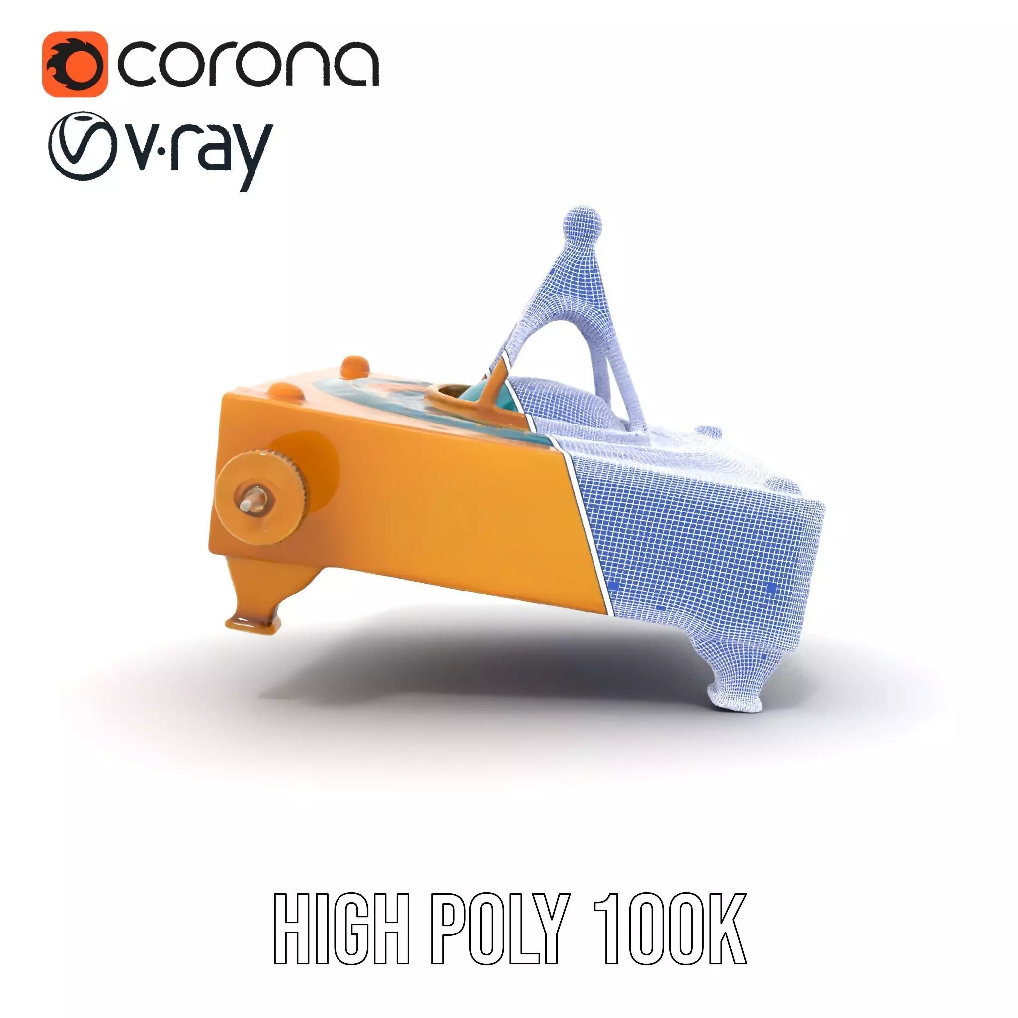 Golden Astro Sundial model pack Low-poly 3D model_34