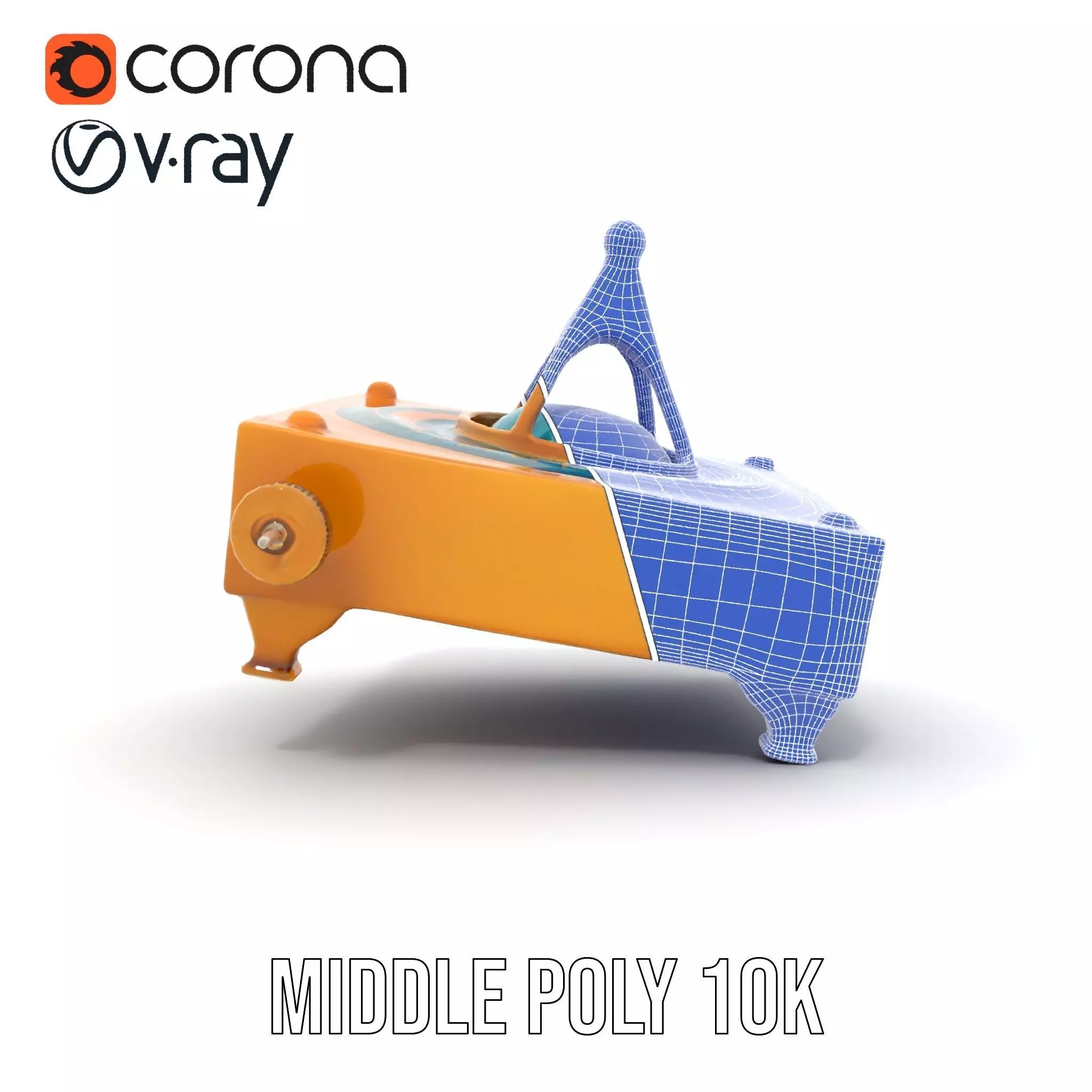 Golden Astro Sundial model pack Low-poly 3D model_31