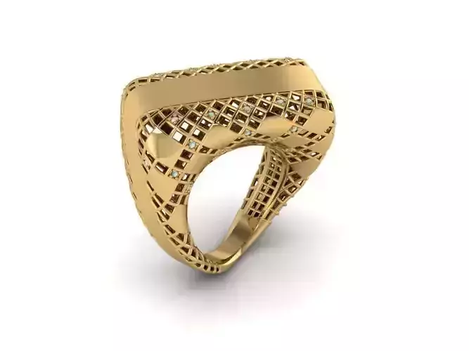 Ready Women Ring STL 3D Models 3D print model