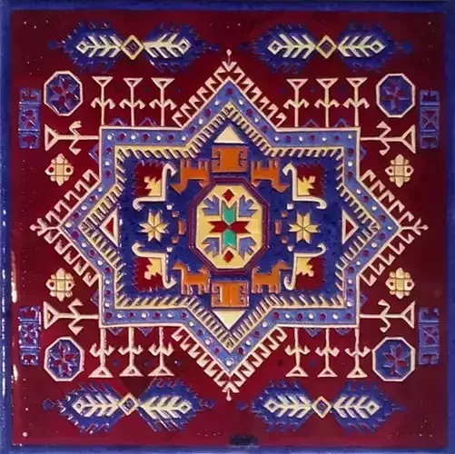 Star Medallion Rug Tile