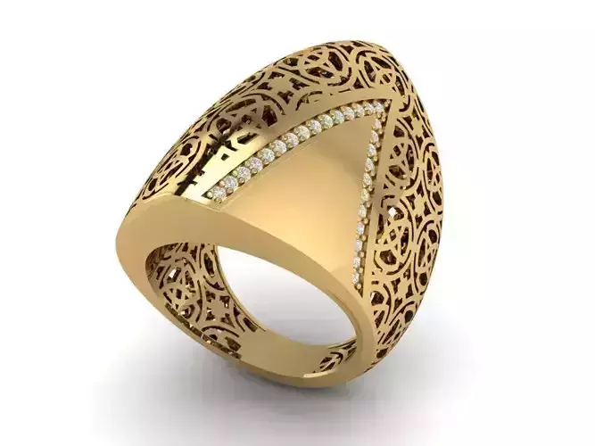 Ready Women Ring STL 3D Models 3D print model