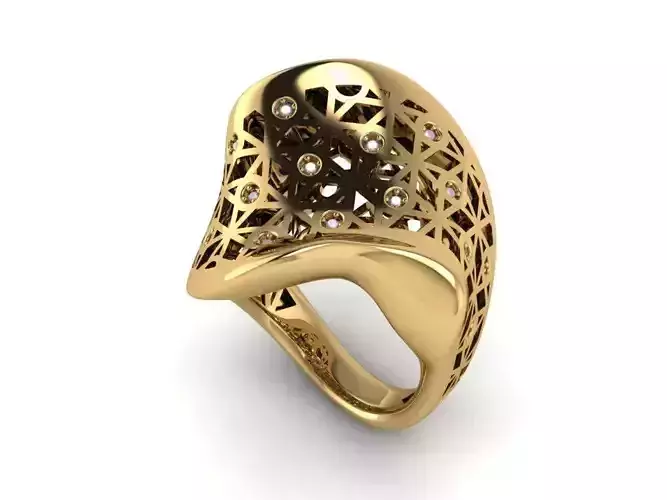 Ready Women Ring STL 3D Models 3D print model