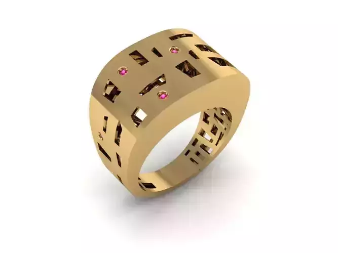 Ready Women Ring STL 3D Models 3D print model