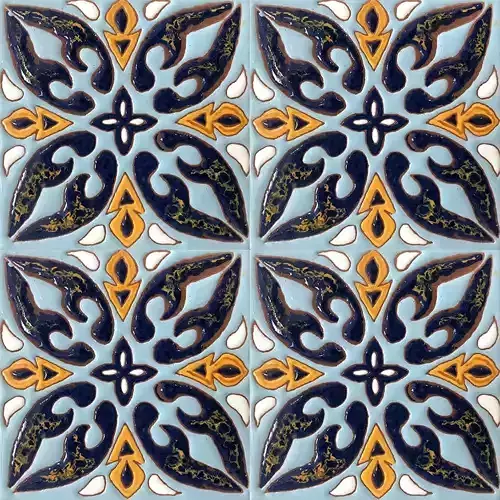 Talavera Ceramic Tile Texture 