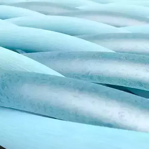 Cold fiber thread abstract illustration