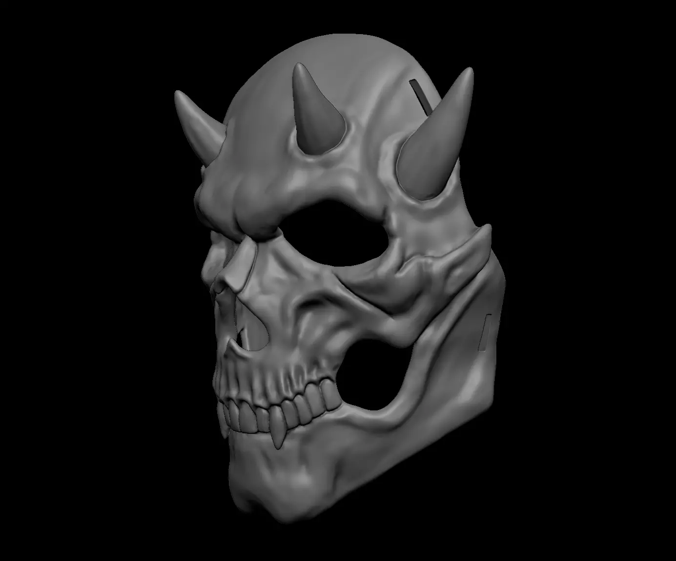Skull Mask  3D print model_2