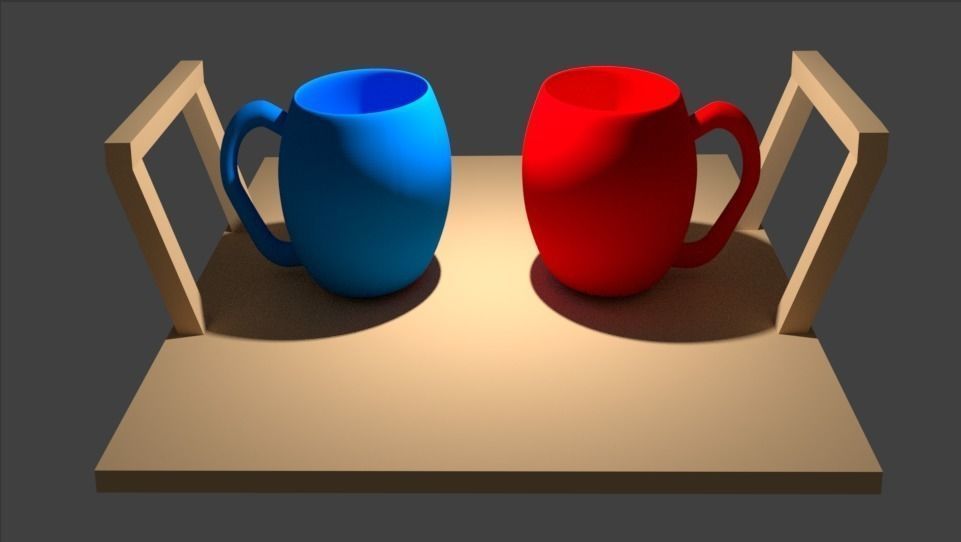 Cups For Tea 3D model_0