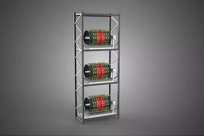 STACKED VERTICAL GARDEN TOWER FRAME ROTARY HYDROPONIC PLANT FARM