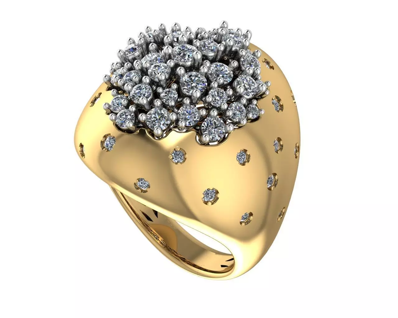 Ready Women Ring STL 3D Models 3D print model_0