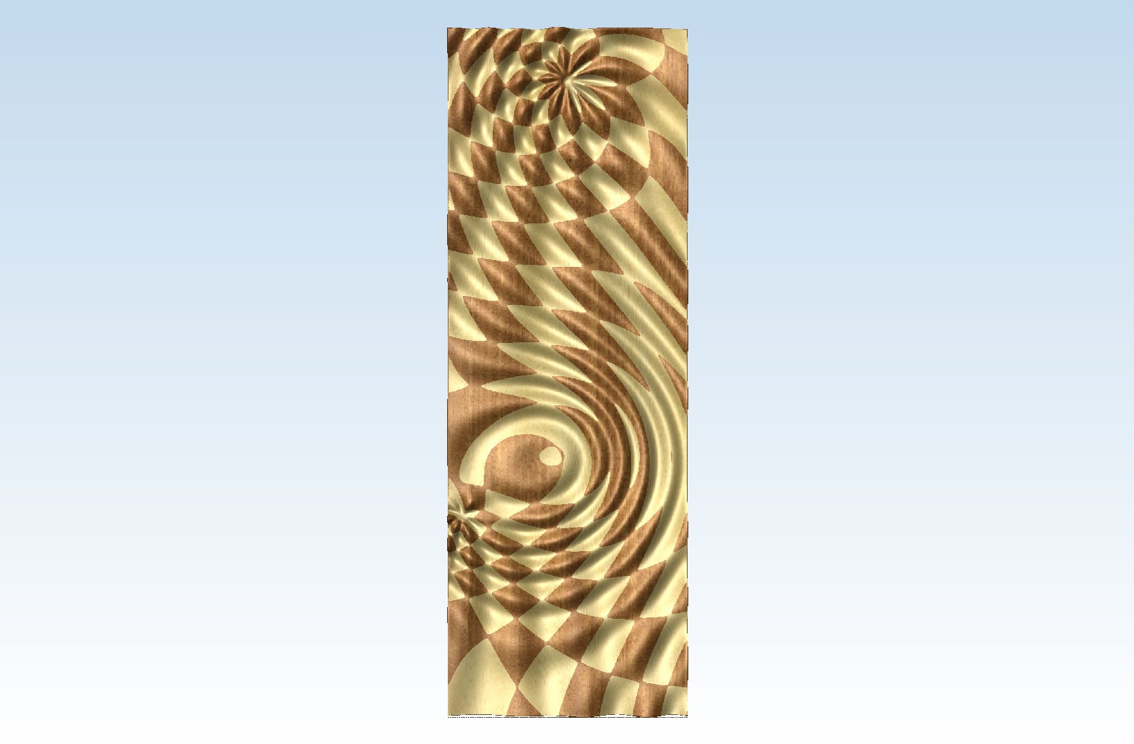 Relief panel for Artcam Voratinkliai 3D model_2