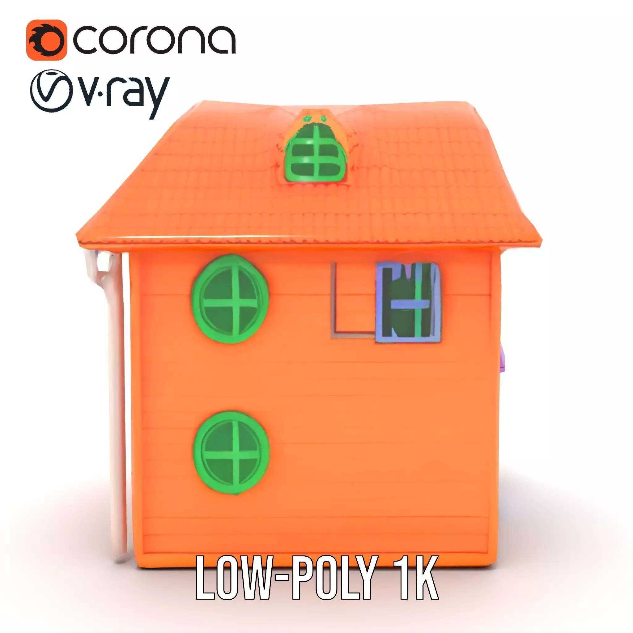 Vibrant Toy House model pack Low-poly 3D model_23