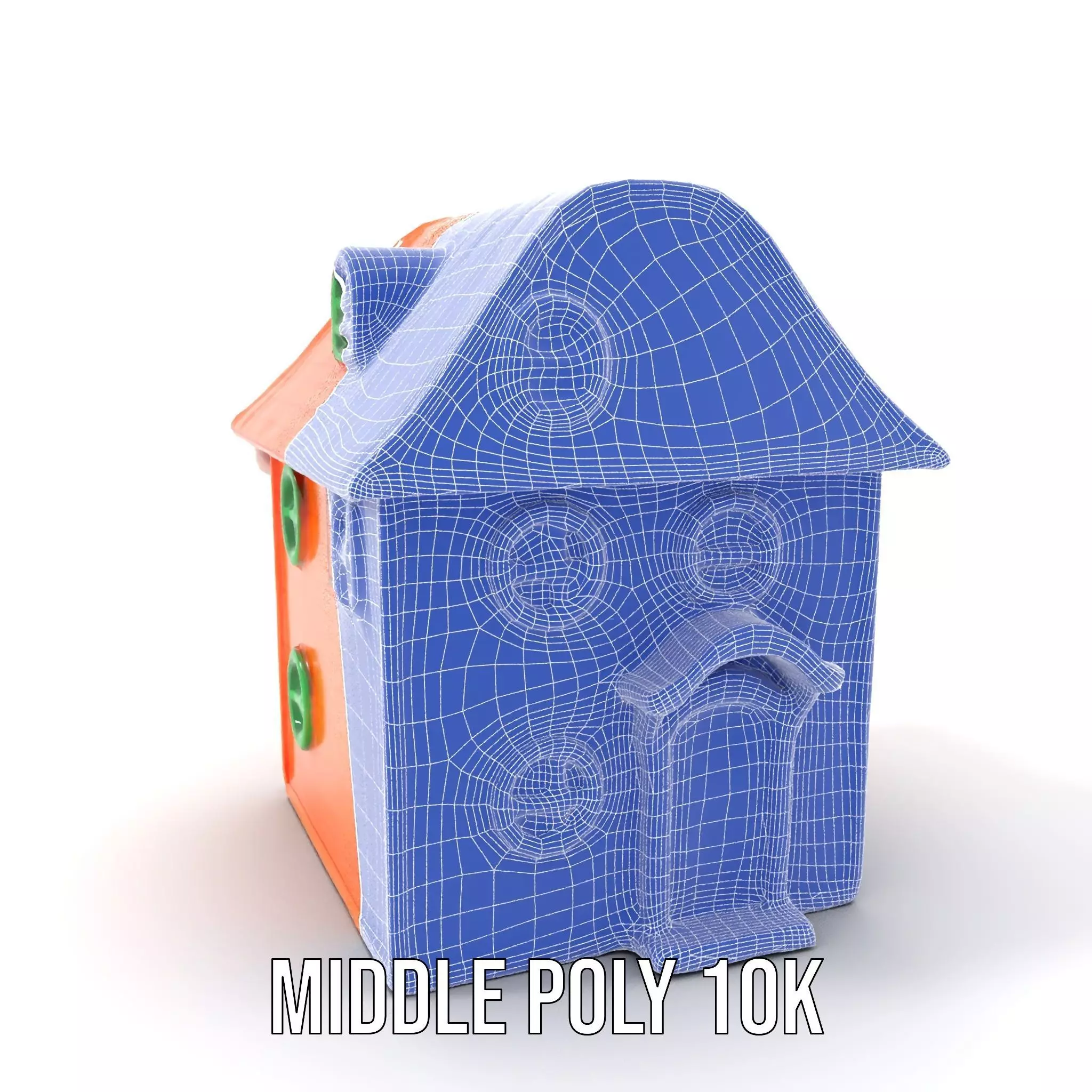 Vibrant Toy House model pack Low-poly 3D model_16