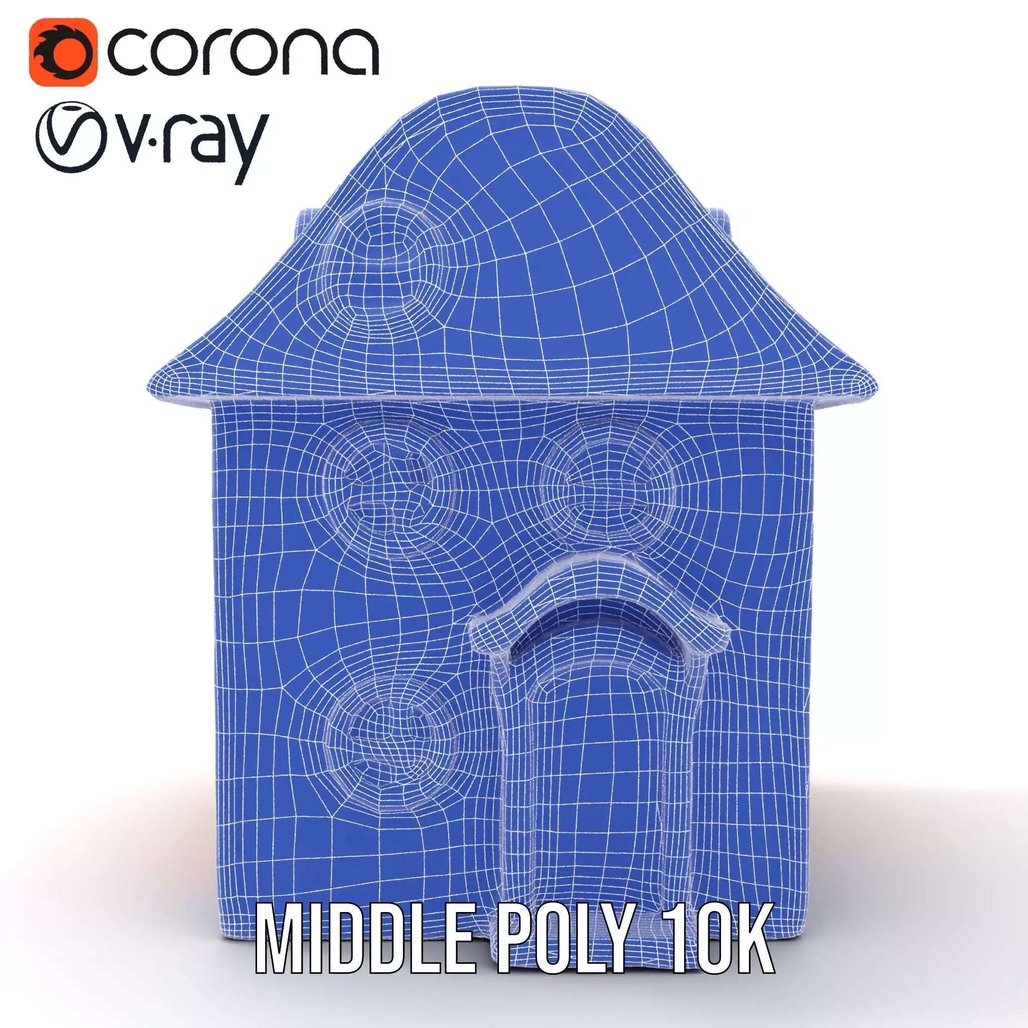 Vibrant Toy House model pack Low-poly 3D model_25