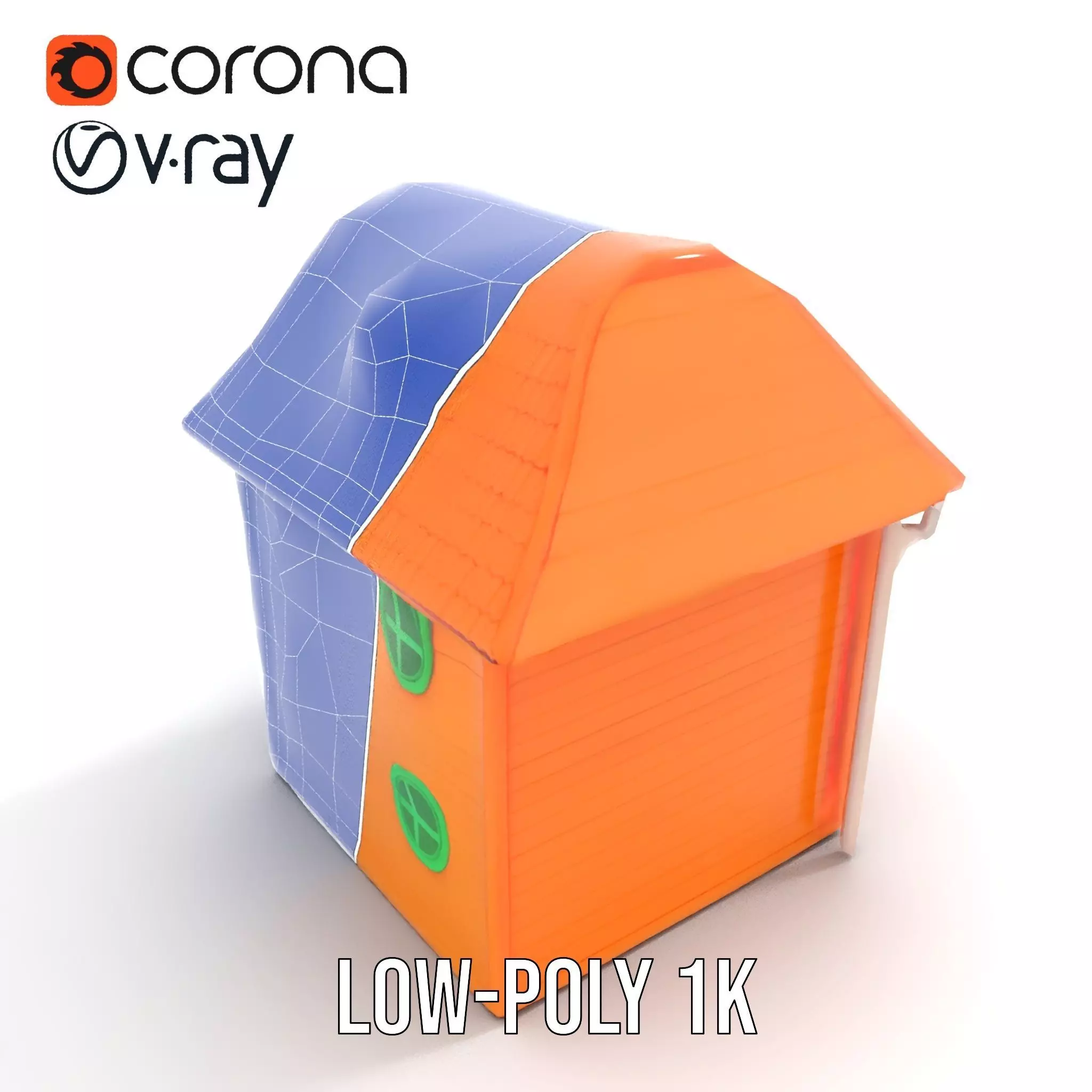 Vibrant Toy House model pack Low-poly 3D model_20