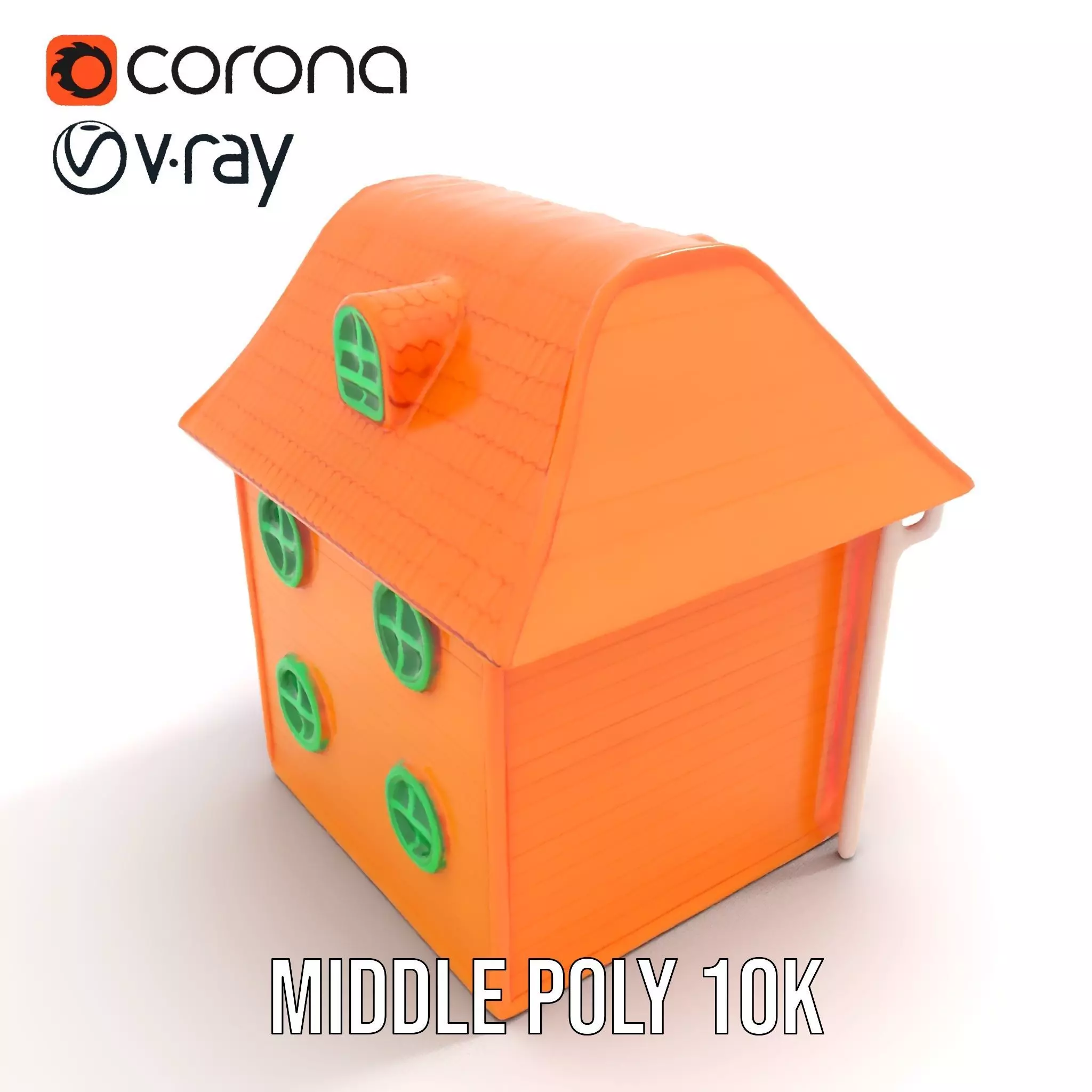 Vibrant Toy House model pack Low-poly 3D model_14