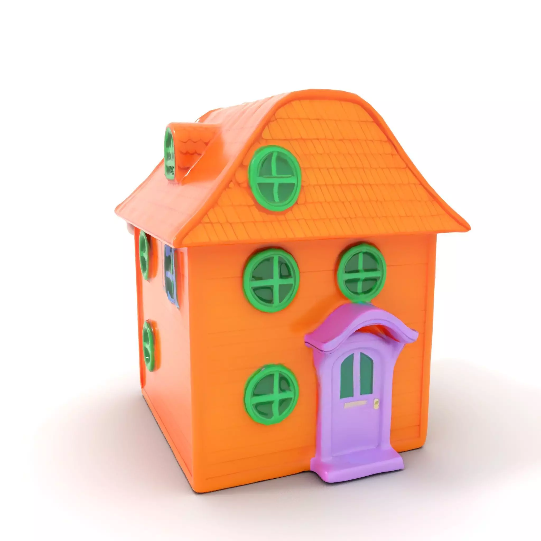 Vibrant Toy House model pack Low-poly 3D model_7