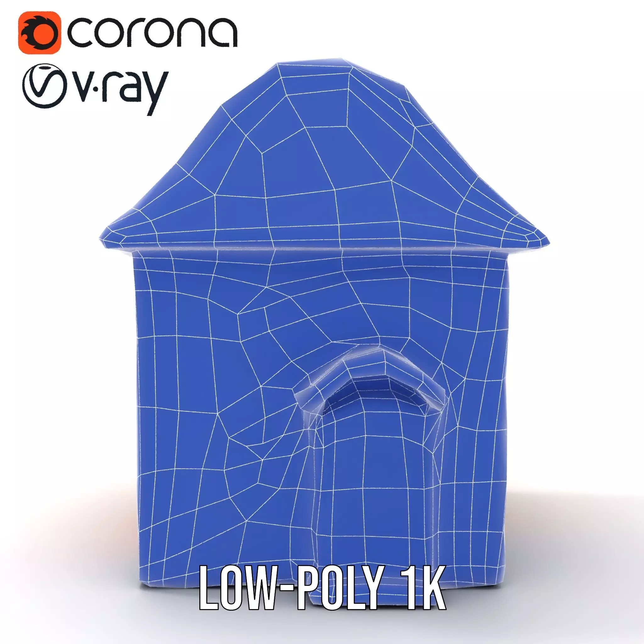 Vibrant Toy House model pack Low-poly 3D model_29