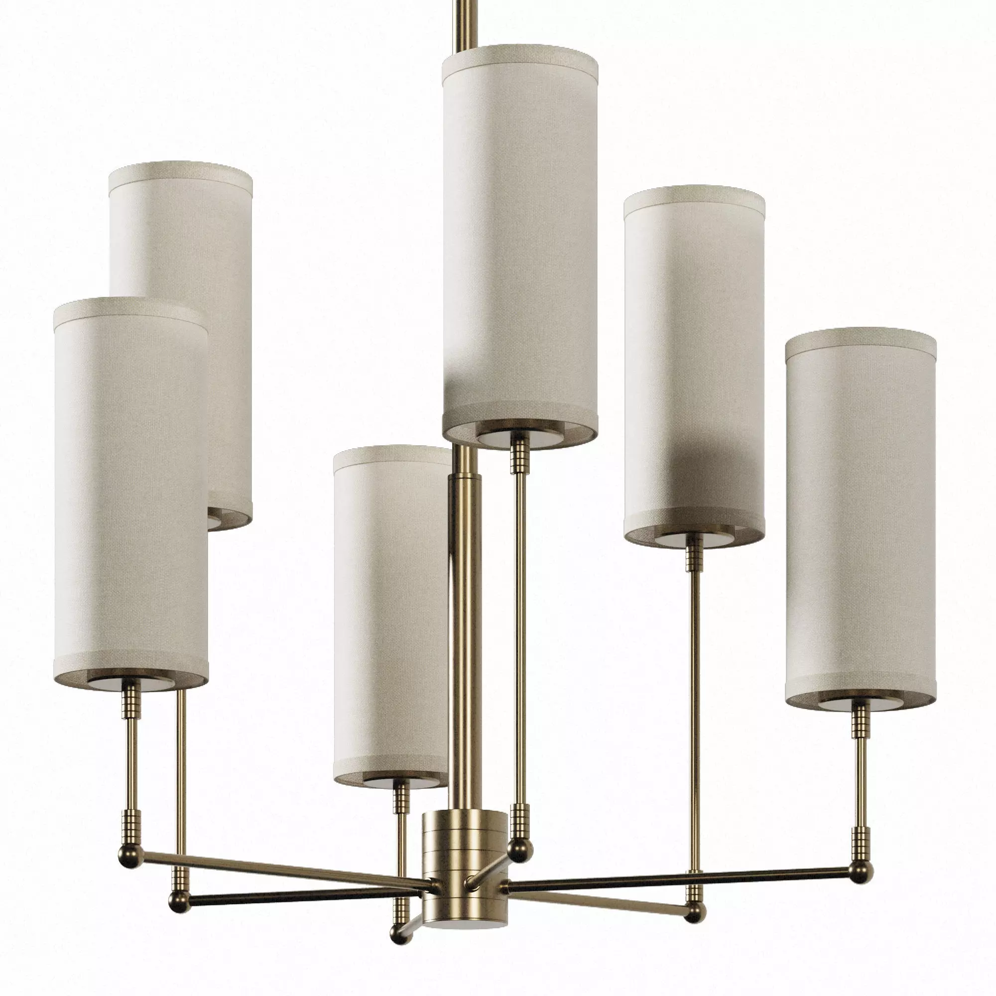 Dantone Home Small Georgia Chandelier 3D model_5