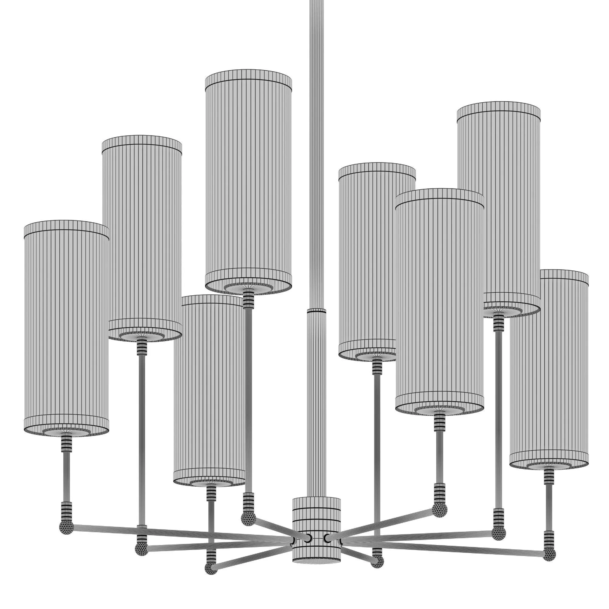 Dantone Home Middle Georgia Chandelier 3D model_7