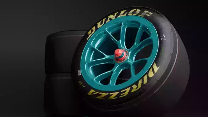 Race Wheel - Racing Parts - Dunlop - Tire  Wheel