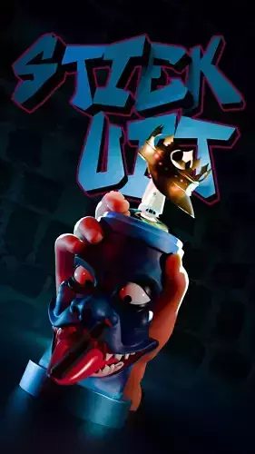 Graffiti Spray Can 3D model