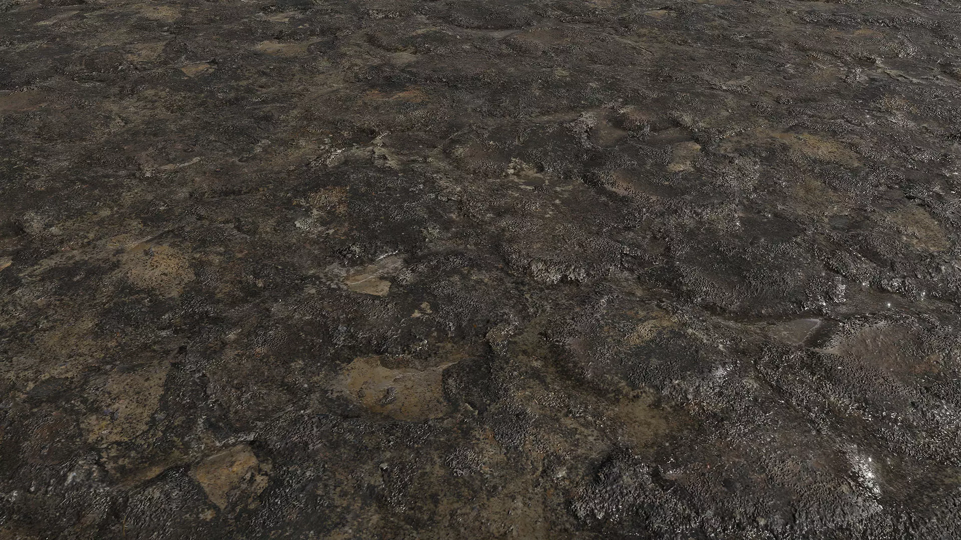 Wet Concrete 8K PBR Texture Texture_3