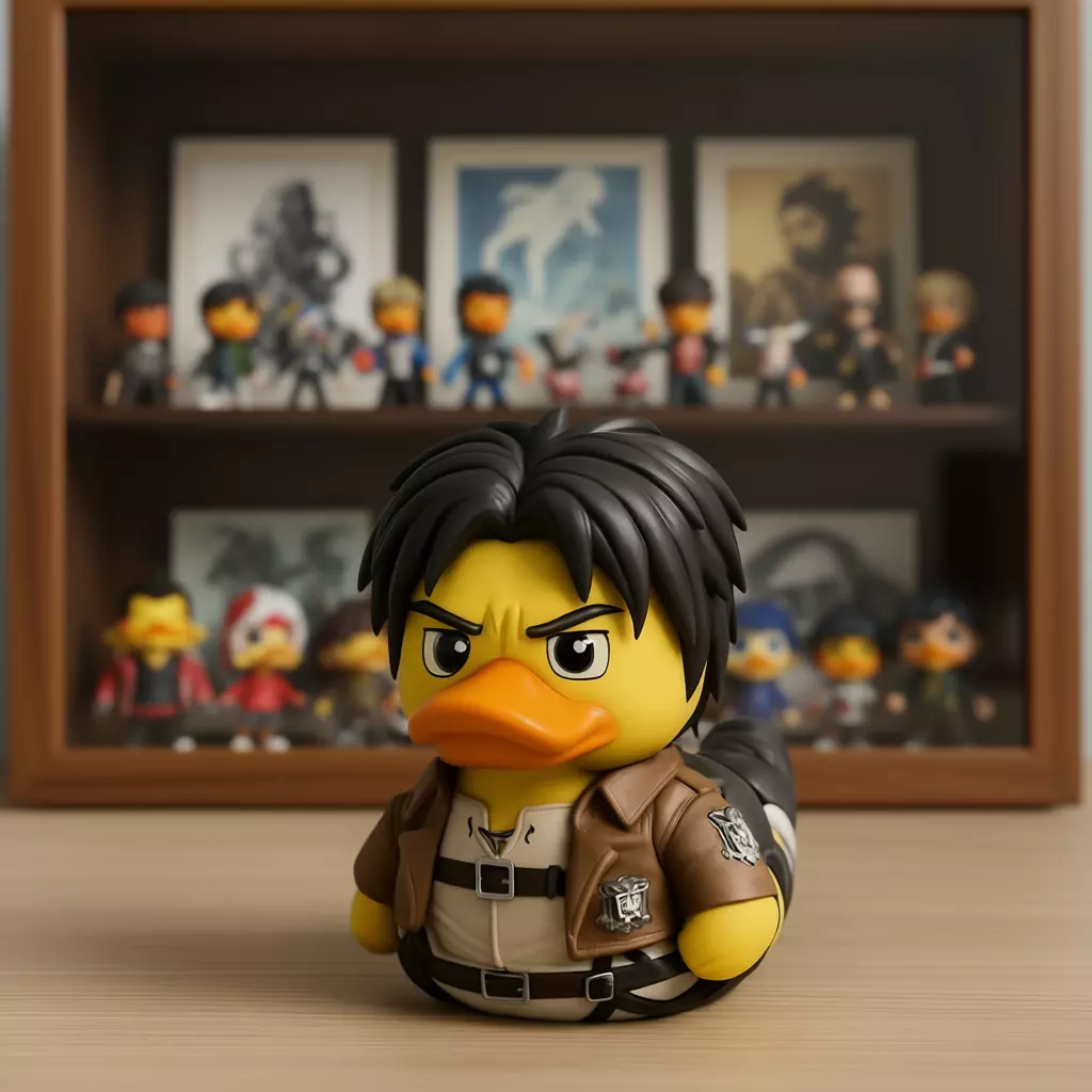 Rubber Duck - Eren Yeager - Attack on Titan - 3D print 3D print model